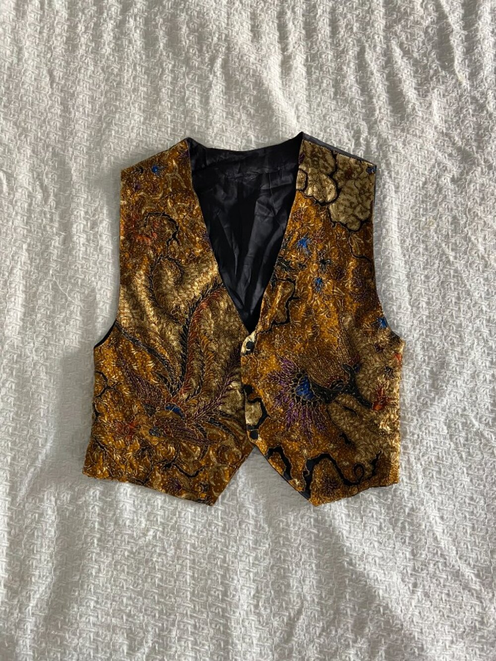 Stunning Hand Beaded Waistcoat Vest